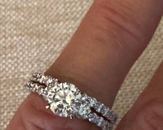 12. $3200 - 14kt Wedding Set 61mm, 4.3 gm