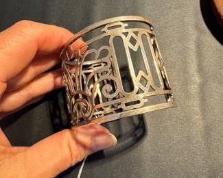 #65 - $250 Mignon Faget Sterling Cuff Bracelet 