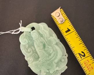 #63 - $250- 2 sided Jade pendant 
