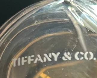 #161 - $125 Tiffany Ball w/Etched Drape Pattern 1990's