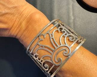 #65 - Mignon Faget Sterling Cuff Bracelet $250