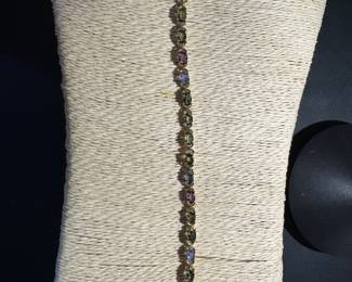 #76 - $625 - 14kt Gem Bracelet