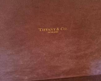 Tiffany sterling Flatware set in Tiffany custom made mahogany campaign chest - Details to come - Off location. 427 pieces total - 389 Troy oz approx - this weight doesnt count for the knifes & serving pieces with stainless steel blades. 