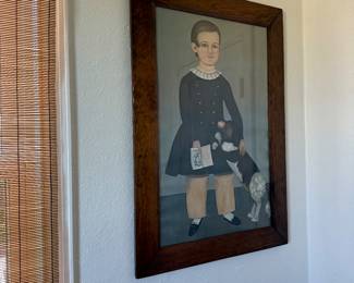 #100D - $250 - Young child with dog 