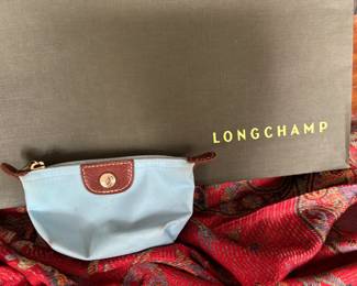#178 - Longchamp mini Wallet blue $28