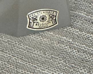 #29 - $44- Val St Lambert signed Belgiam, frosted crystal madonna. Circa 1950's