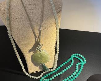 Jade necklaces