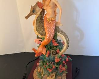 #144 - $150 -	The Crosa Lamp mermaid 41"approx