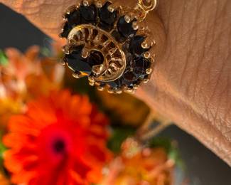 #120 - Victorian style slider bracelet. 14kt gold. 44.6 grs. 3 slides are 10kt gold the rest 14kt gold including setting. 7 3/4 " L. 