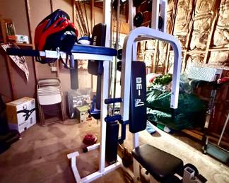 Multistation home gym system