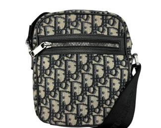 Like New! Dior Oblique Jacquard Messenger Pouch