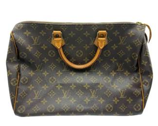 Vintage Louis Vuitton Monogram Canvas Speedy 35 Bag