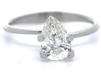 1 Carat Lab-Grown Diamond, Loose, Pear Cut
