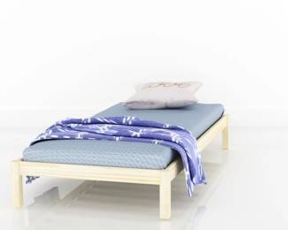 #3 - Cameron low twin kid/adult bed frame $199 each.  Natural wood color. 