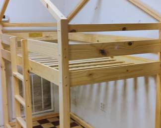 #4 - Eloise house bunk beds twin size $399 - Maximum weight top bunk 250 pounds. 