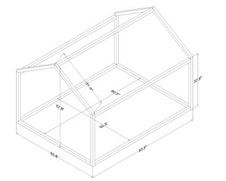 #2 - Sophia Montessori QUEEN size bed - $299 for frame or $399 with slats. 