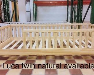 1 Luca twin size natural available already assembled NOW $299