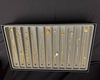 Great selection of 18K HGE rings, earrings, necklaces and bracelets!