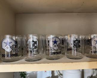 GO COWBOYS!!! Dozens of Cowboys double old fashioned and other Cowboys drinkware.