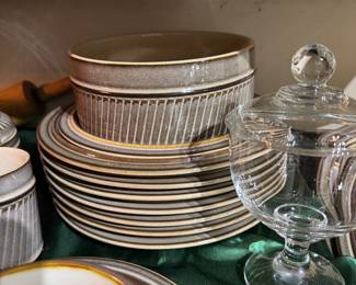 Large set of Denby England dishware 