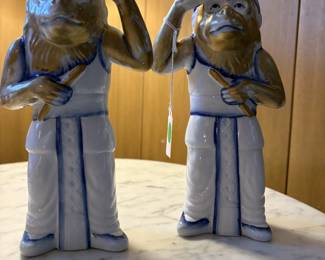 Two great sailor monkeys.  They are certainly older fellows and super cute.