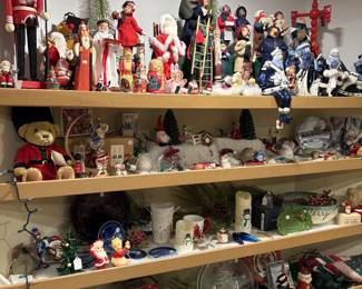 Lots and lots of holiday decorations