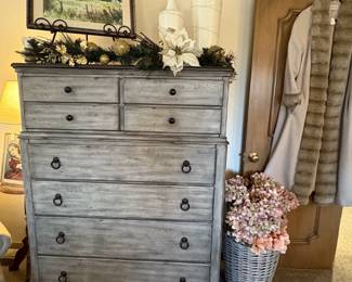 This chest is located in the master bedroom and is one of a number of matching pieces.