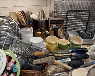 Kitchen stuff...oh my, do we ever have kitchen wares!