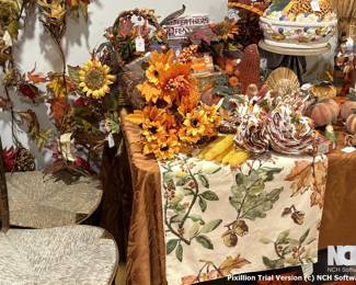 Fall floral decor