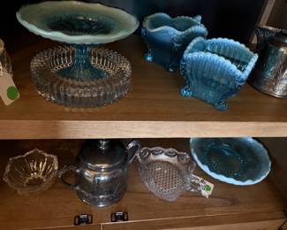 Some of the pretty glassware available.