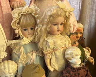 Another shot of some of the dolls available.