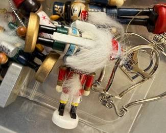 Nutcracker decor; nutcracker ornaments