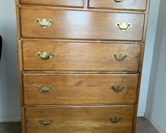 Dresser, frames, framed art