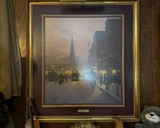 Signed numbered G Harvey