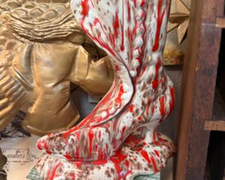 Unique "shoe" decorative vase or planter