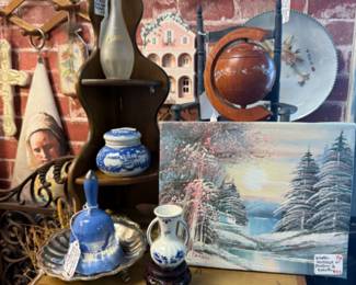 art, brass butterfly, cases, cross