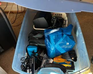 Bedroom 2, camera stuff and electronics