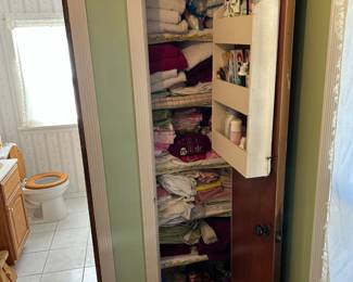 Hallway, linen closet