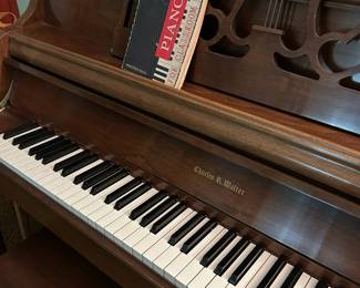 Living Room, piano detail