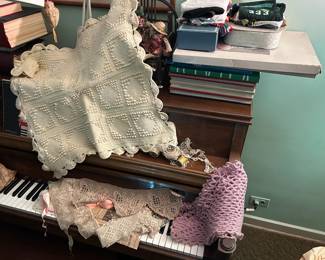 Living Room, more embroidered goods