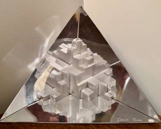 Daum France Richard Lauret Abstract Sculpture Signed & Numbered