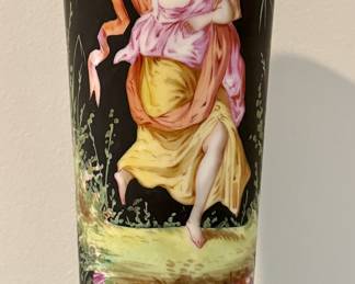 Antique Jean-Marie Gille Porcelain Vase, France