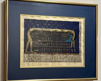 Hand Painted Papyrus