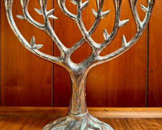 "Tree of Life" Menorah