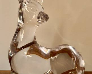 Daum France Deer Figurine