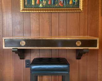 Harvey Probber for Harvey Probber, Inc. wall mounted desk / console 