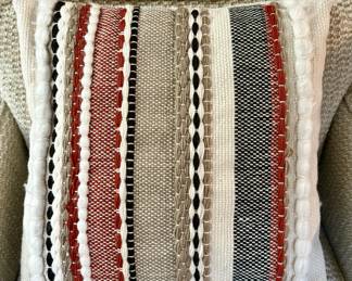 Vintage Wool Pillow Made in Quebec