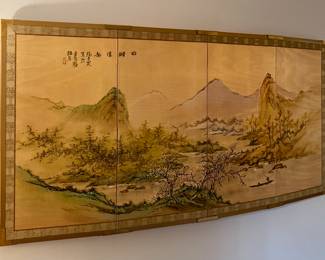 Hand Painted Silk Screen 