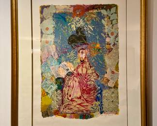 Shraga Weil, signed and numbered screen-print titled "Archives"