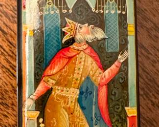 Russian Lacquer Storage Box